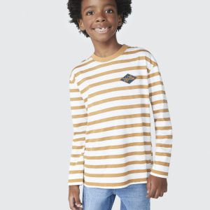 Alternative view of Camiseta Manga Longa Listrada Caramelo Hering - Masculina