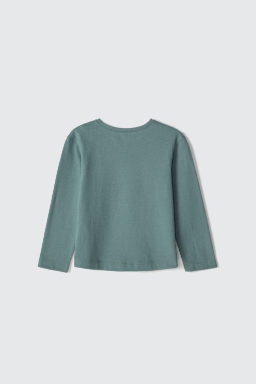 Blusinha Manga Longa Passarinho Verde Hering - Feminina - Imagem 2