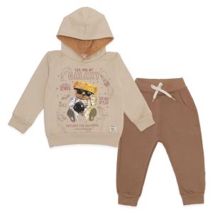 Conjunto Moletom Estampado com Capuz Galaxy Perfect Boys - Masculino