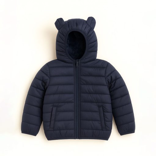 Jaqueta Puffer Peluciada Infantil com Orelhinhas Grand Bazar - Masculina - Imagem 3