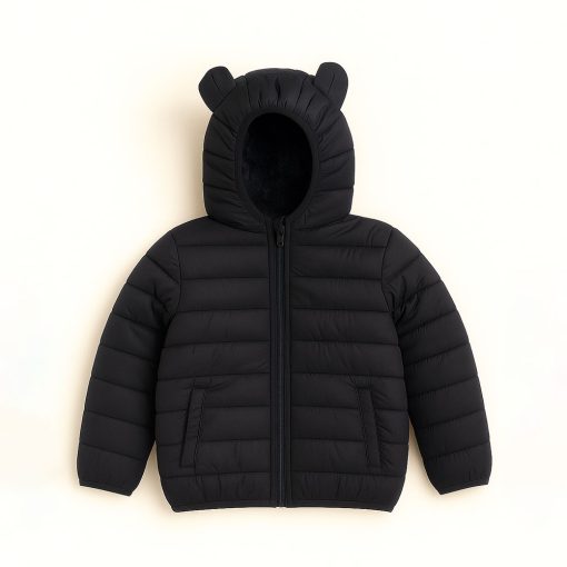 Jaqueta Puffer Peluciada Infantil com Orelhinhas Grand Bazar - Masculina - Imagem 4