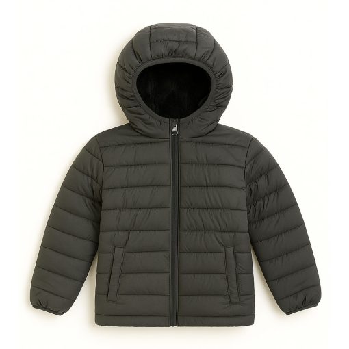 Jaqueta Puffer Peluciada com Capuz Grand Bazar  - Masculina - Imagem 3