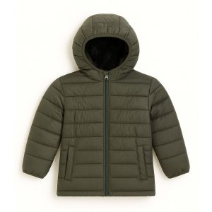 Jaqueta Puffer Peluciada com Capuz Grand Bazar  - Masculina