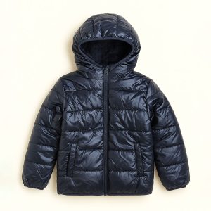 Jaqueta Puffer Peluciada com Capuz Grand Bazar  - Feminina
