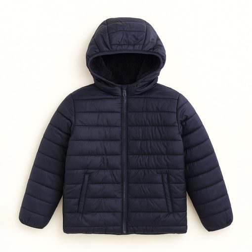 Jaqueta Puffer Peluciada com Capuz Grand Bazar  - Feminina - Imagem 4