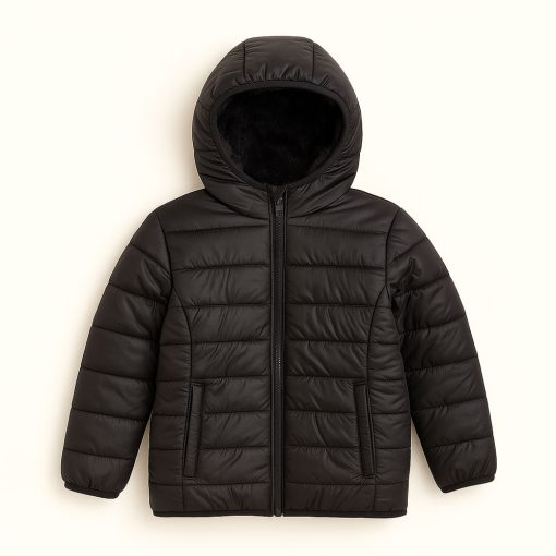 Jaqueta Puffer Peluciada com Capuz Grand Bazar  - Feminina - Imagem 3