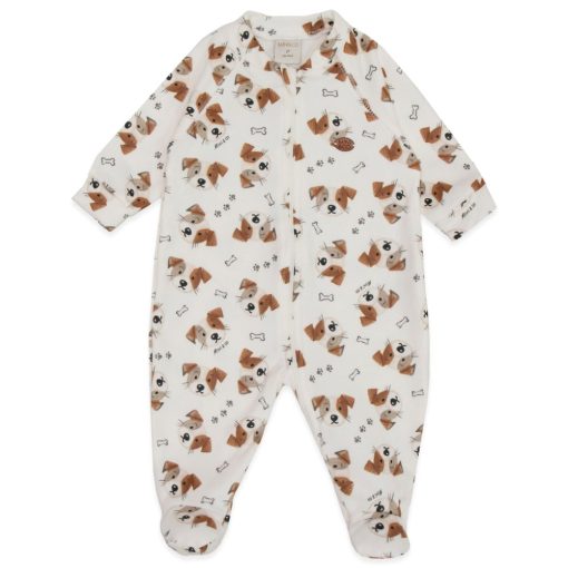 Macacão Manga Longa Microsoft Estampado Masculino - Cachorrinho