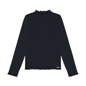 Alternative view of Blusinha Manga Longa Ribana Canelada Gola Nina Go - Feminina