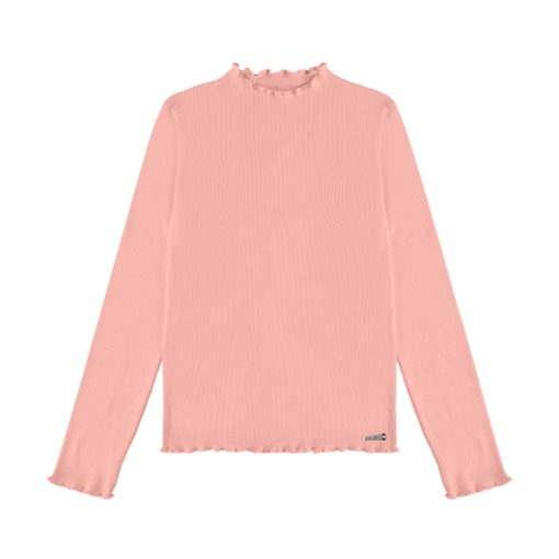Blusinha Manga Longa Ribana Canelada Gola Nina Go - Feminina - Imagem 3