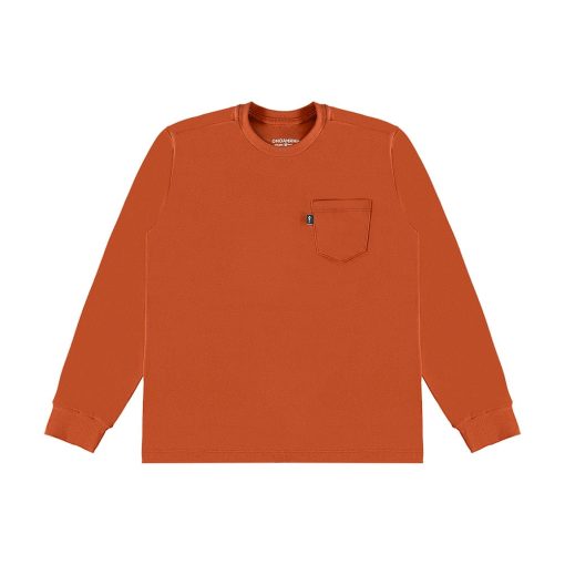 Camiseta Manga Longa Bolsinho Onda Marinha - Masculina - Imagem 2