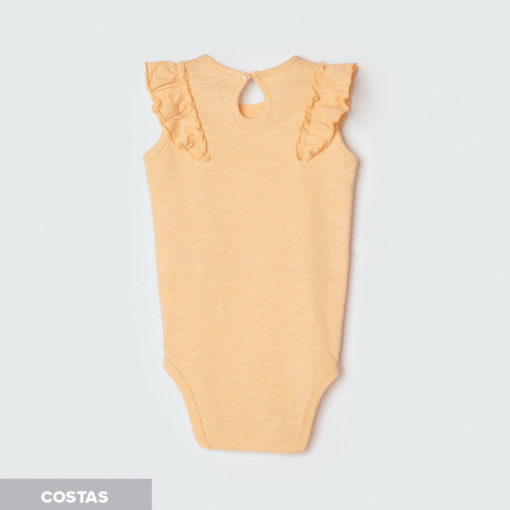 Body Regata com Babado Amarelo Hering - Feminino - Imagem 2