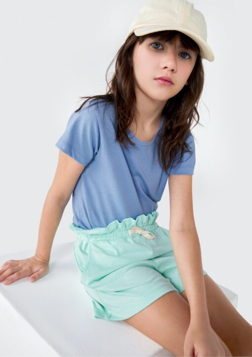 Camiseta Manga Curta Azul Hering - Feminina