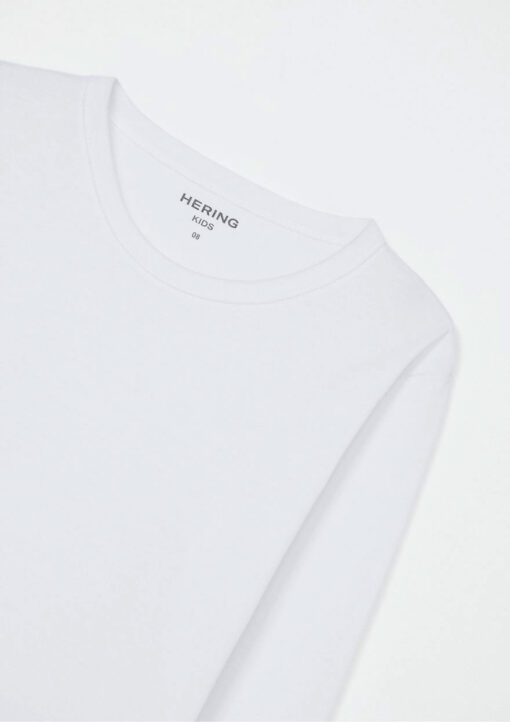 Camiseta Manga Longa Básica Branca Hering - Unissex - Imagem 3