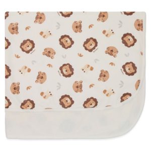 Cobertor com Forro Microsoft e Malha Estampado Masculino - Roar