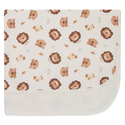 Cobertor com Forro Microsoft e Malha Estampado Masculino - Roar