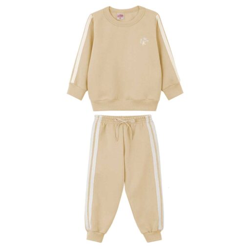 Conjunto Blusão e Calça Moletom Lik Kids - Feminino