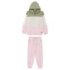 Conjunto Recortes com Capuz e Calça Moletom Lik Kids - Feminino