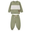 Conjunto Blusão Recortes e Calça Moletom Lik Kids - Masculino