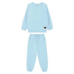 Conjunto Blusão Raglan e Calça Moletom Lik Kids - Masculino