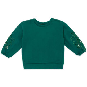 Alternative view of Blusa Moletom Manga Longa com Bordado Vazado Milon - Feminina