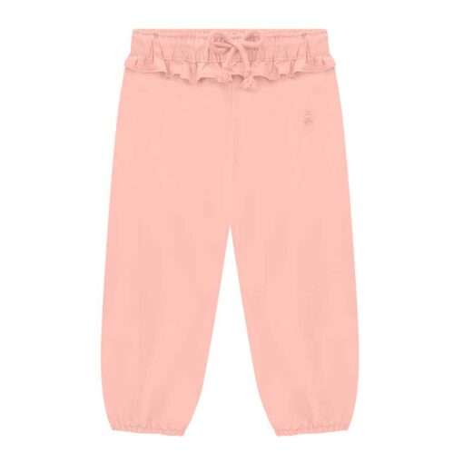 Calça Sarja Elastano Babado no Cós Somnii - Feminina