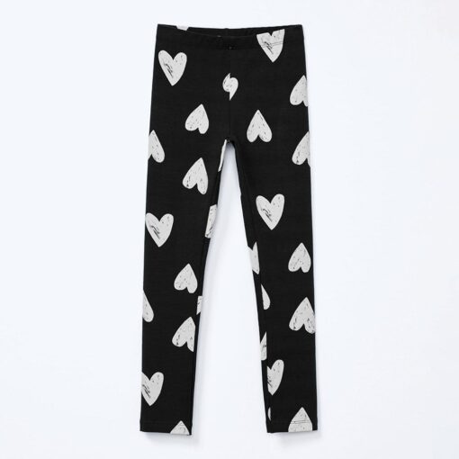 Calça Legging Estampada Corações Hering - Feminina