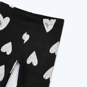 Alternative view of Calça Legging Estampada Corações Hering - Feminina