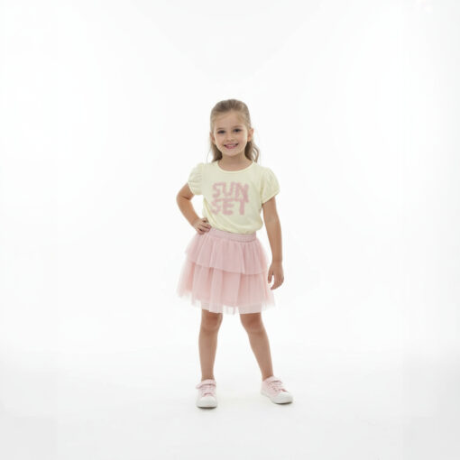Conjunto Blusa e Short Saia Sunset Kyly Feminino