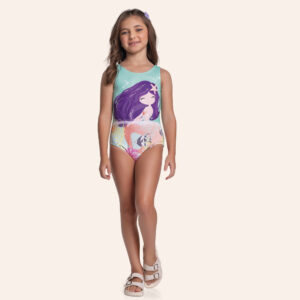 Maiô Little Mermaid Fakini Feminino