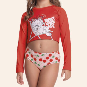 Alternative view of Conjunto Moda Praia Sweet Lemonade Com Amarrador Fakini Feminino