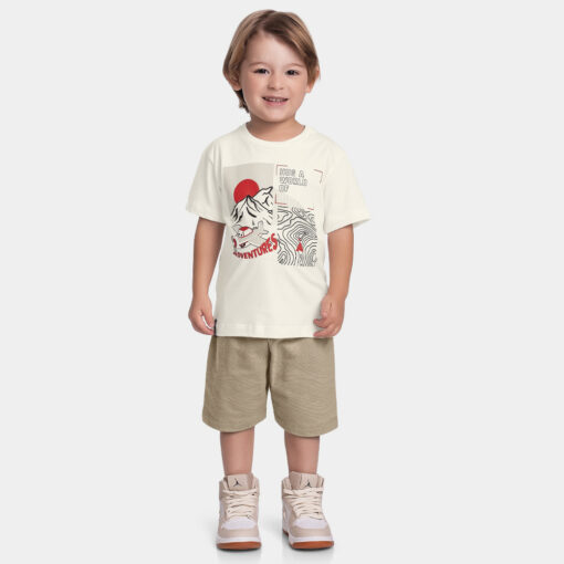 Conjunto Camiseta e Bermuda Huh a World OF Fakini Masculino