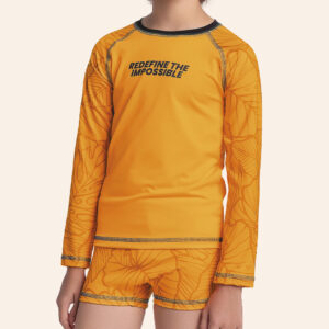 Alternative view of Conjunto Camiseta Manga Longa e Sunga Boxer Redefine the impossible Fakini Masculino - Laranja