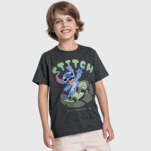 Camiseta Manga Curta Stitch Skateboarding Fakini Masculino