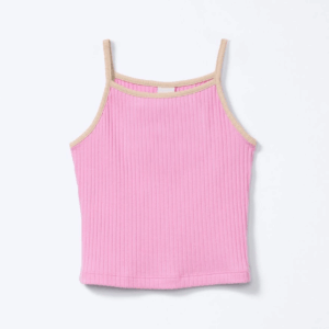 Alternative view of Regata Em Ribana Canelada Hering Feminina - Rosa
