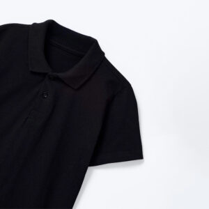 Alternative view of Camisa Polo Manga Curta Preta Piquet Hering - Masculina