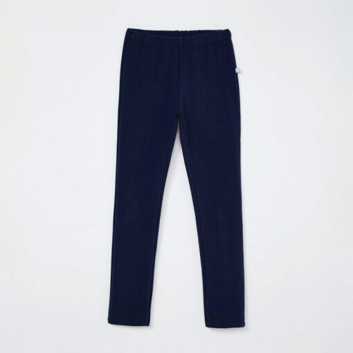 Calça Legging Em Moletom Peluciado Hering Feminina - Azul Marinho - Imagem 2