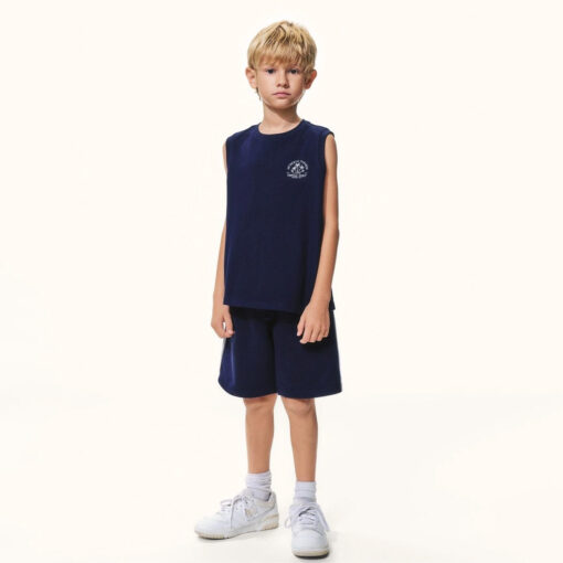 Conjunto Regata e Shorts Hering Masculino - Azul Marinho