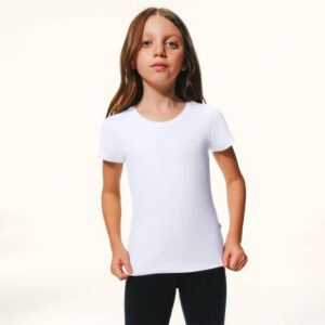 Blusa Básica Hering Com Bordado De Coração Feminina - Branca