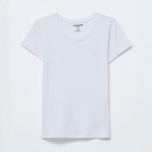 Alternative view of Blusa Básica Hering Com Bordado De Coração Feminina - Branca