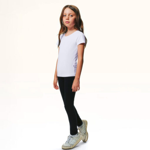 Blusa Básica Hering Com Bordado De Coração Feminina - Branca - Imagem 3