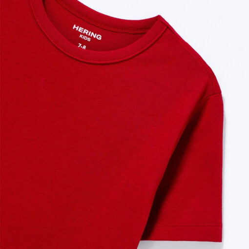 Camiseta Manga Curta Hering Unissex - Vermelho - Imagem 2