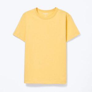 Camiseta Manga Curta Hering Unissex - Amarelo