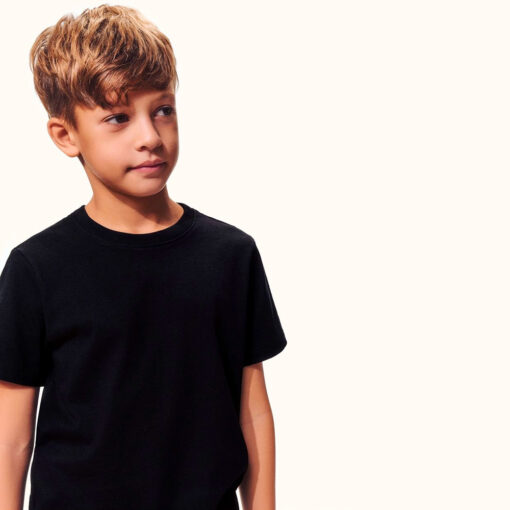 Camiseta Manga Curta Slim Hering Masculina - Preta - Imagem 3