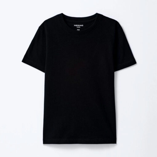 Camiseta Manga Curta Slim Hering Masculina - Preta - Imagem 2