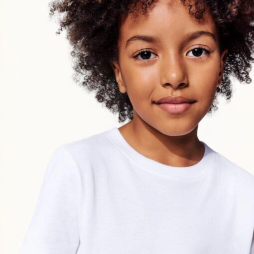 Camiseta Manga Curta Em Meia Malha Hering Feminina - Branco