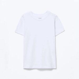 Alternative view of Camiseta Manga Curta Em Meia Malha Hering Feminina - Branco