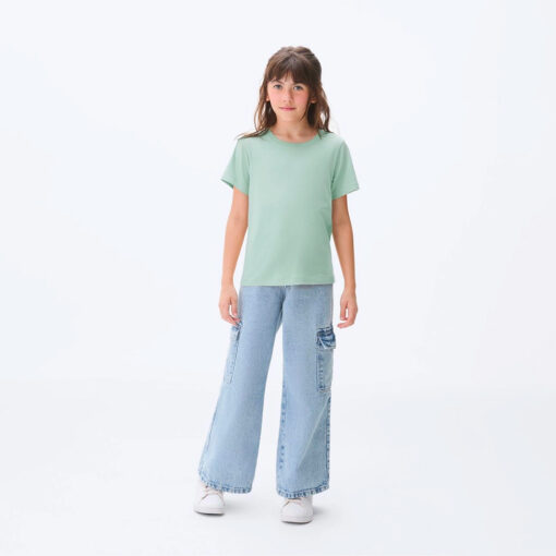 Camiseta Manga Curta Hering Feminina - Verde - Imagem 4