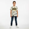 Camiseta Manga Curta Batman Masculina - Bege