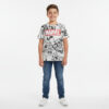 Camiseta Manga Curta MARVEL Masculina - Branca